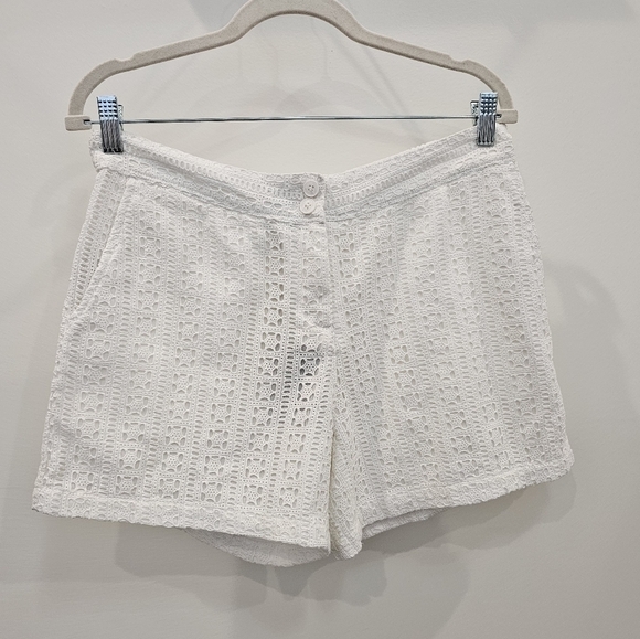 Tommy Bahama NWT White Port De Eyelet Lace Shorts Size 4 - Picture 4 of 15